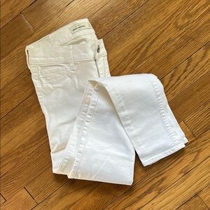 Girls Abercrombie White Jeans